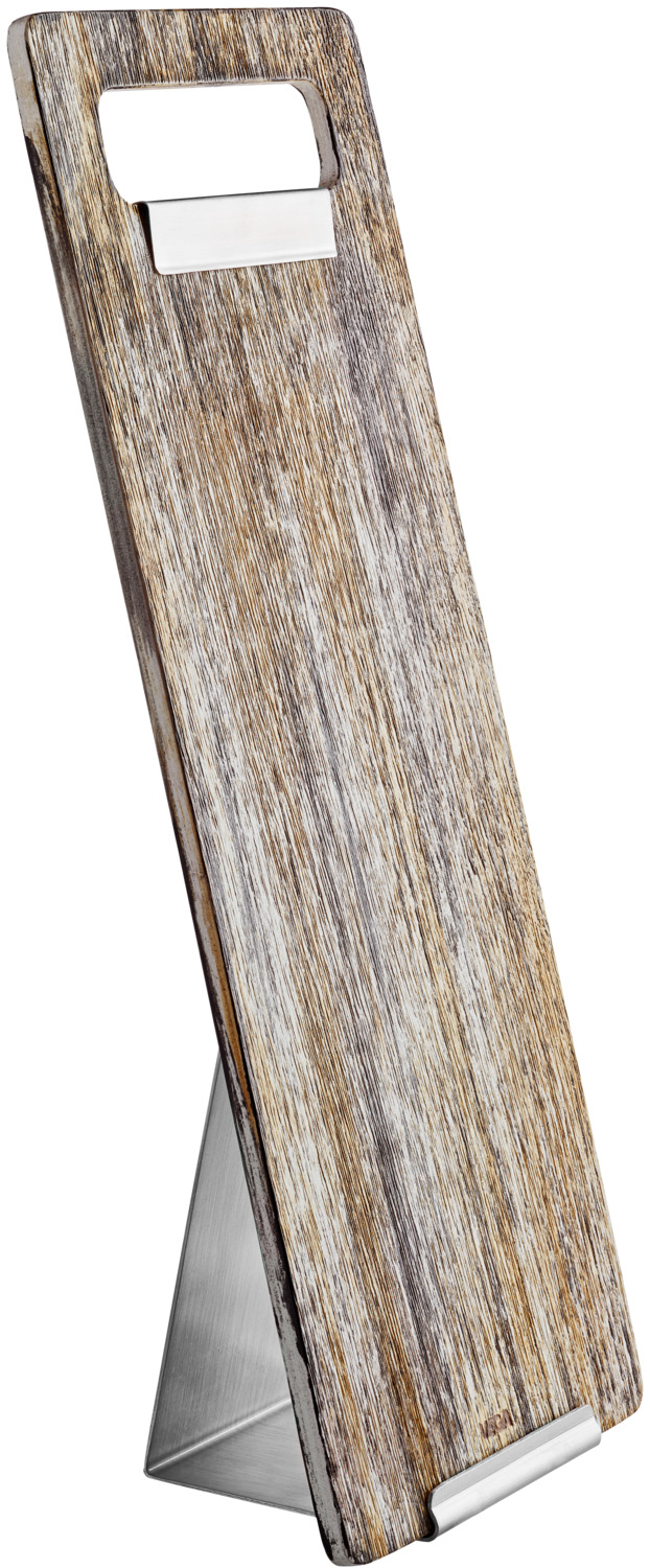 Wooden menu card holder Unico bar size Restatrade